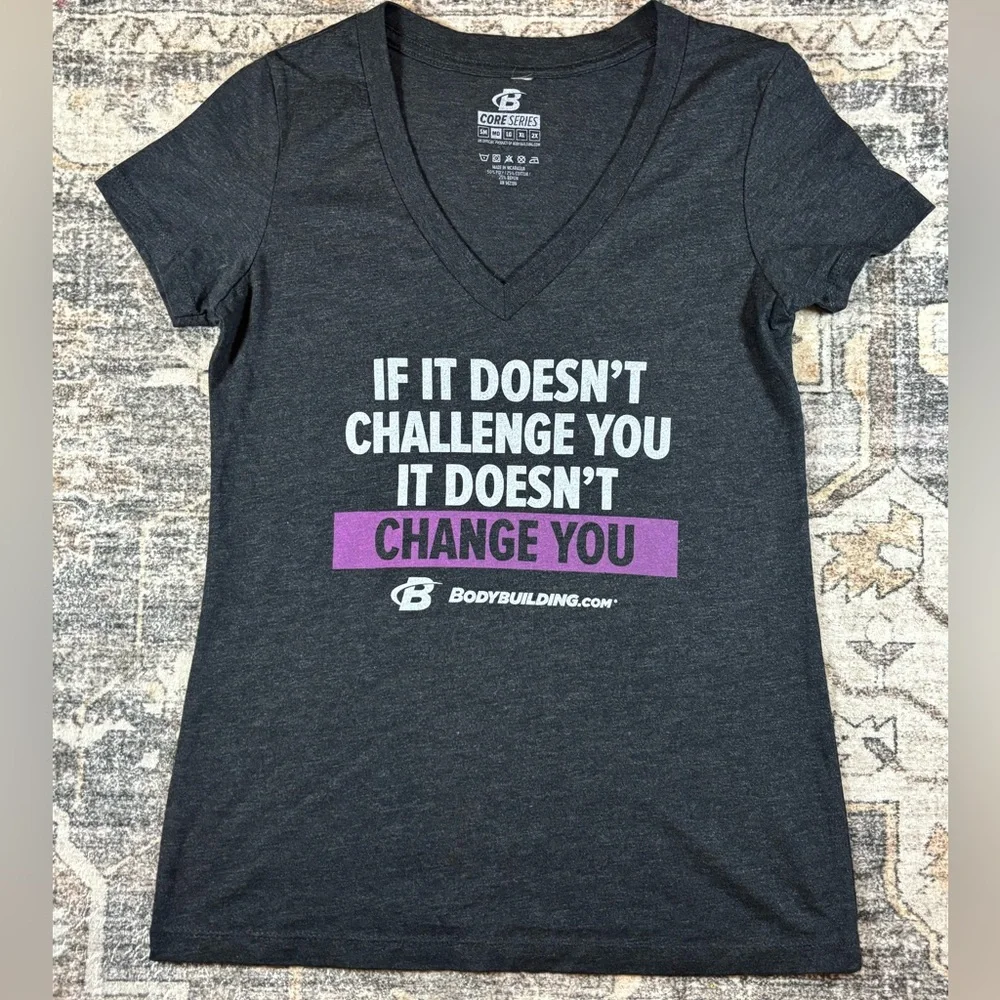 Bodybuilding.com Gym Top T-Shirt Bundle (2) Women’s Size Medium‎ - Picture 5 of 7